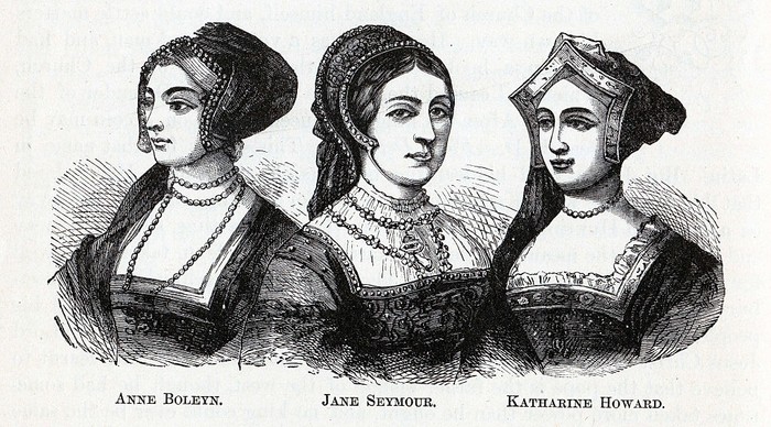 Anne Boleyn, Jane Seymour and Catherine Howard. (Photo by Fine Art Images/Heritage Images/Getty Images)