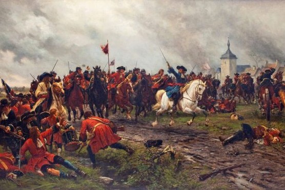 William III of England at the Battle of the Boyne