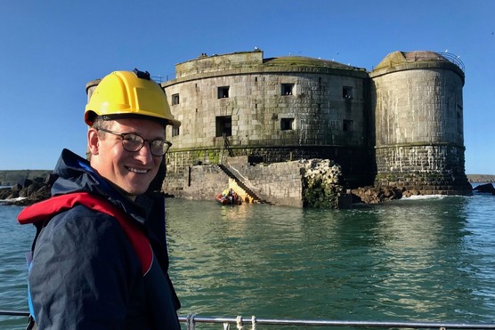Will Millard – presenter of the BBC series 'Hidden Wales'. (Photo by BBC Wales)