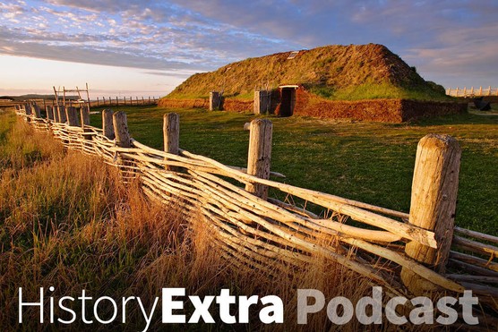 View of the Norse Buildings, L'Anse aux Meadows National Historic Site, Newfoundland. (Photo by Alamy)