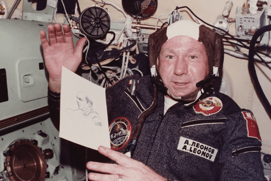 Soviet cosmonaut Alexei Leonov, seen in 1975, would have been the leading candidate to be the first person to step on the Moon had the Soviets landed before the US (Photo by Space Frontiers/Getty Images)
