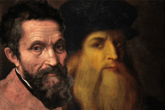 Leonardo da Vinci and Michelangelo